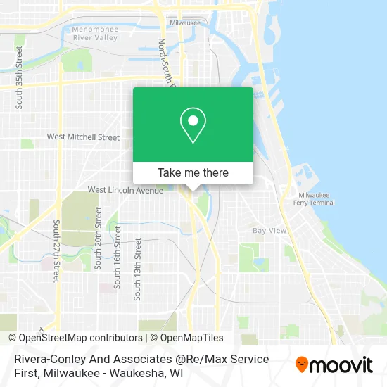 Rivera-Conley And Associates @Re / Max Service First map