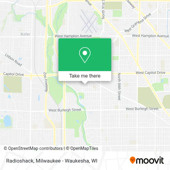 Radioshack map