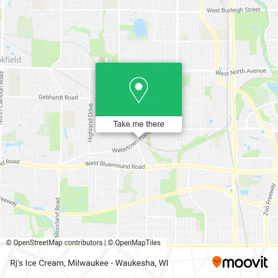 Rj's Ice Cream map