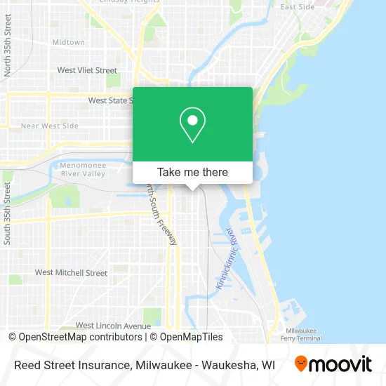 Reed Street Insurance map
