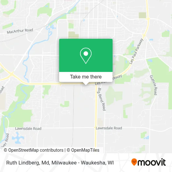 Ruth Lindberg, Md map