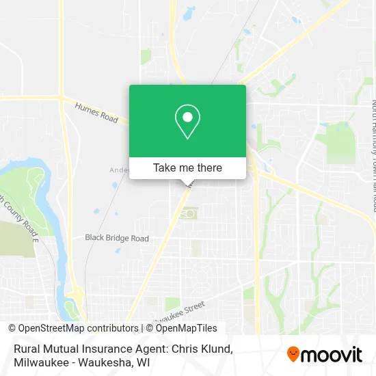 Rural Mutual Insurance Agent: Chris Klund map