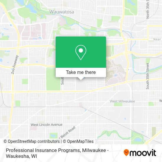 Professional Insurance Programs map