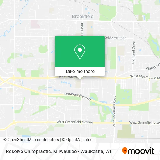 Resolve Chiropractic map