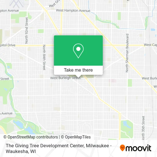 The Giving Tree Development Center map