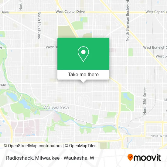Radioshack map