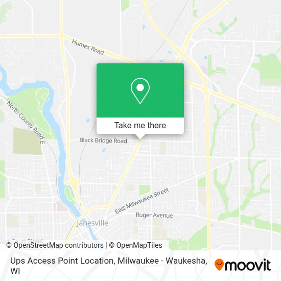 Ups Access Point Location map