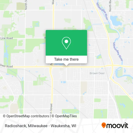 Radioshack map