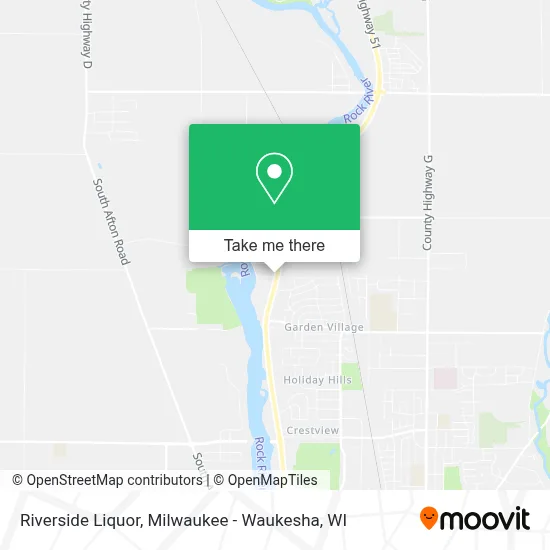Riverside Liquor map