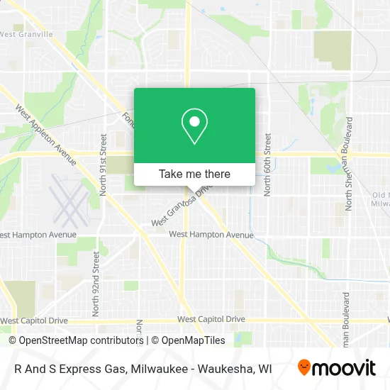 R And S Express Gas map
