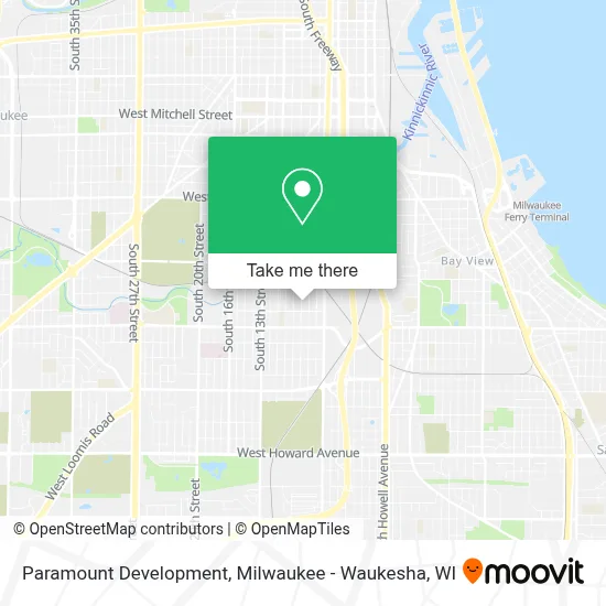 Paramount Development map
