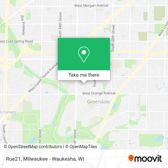 Rue21 map