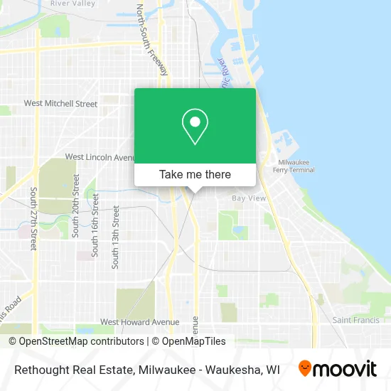 Rethought Real Estate map