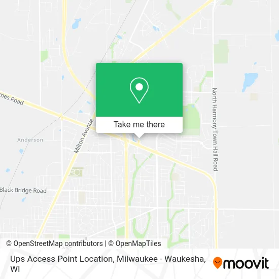 Ups Access Point Location map