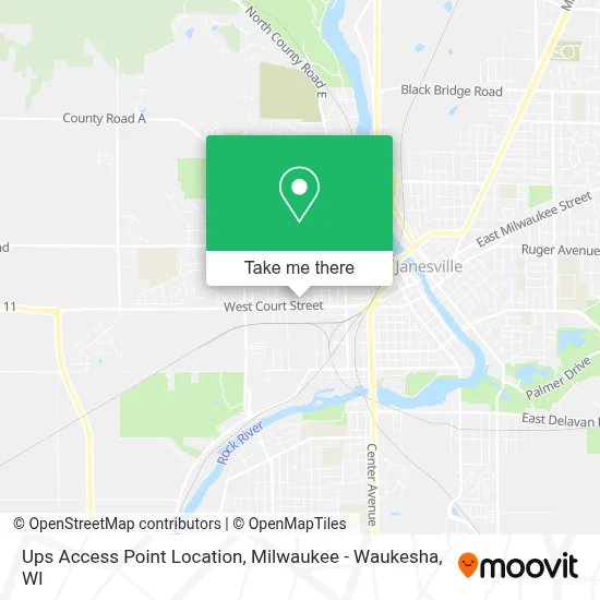 Ups Access Point Location map