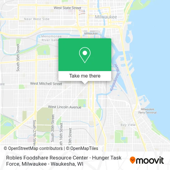 Robles Foodshare Resource Center - Hunger Task Force map