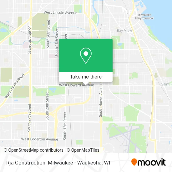 Rja Construction map