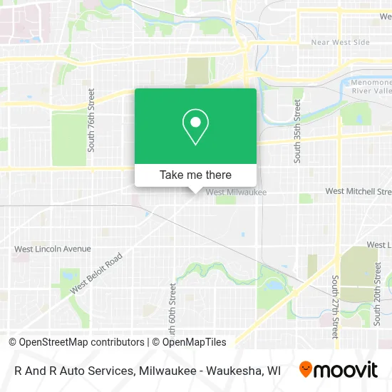 R And R Auto Services map