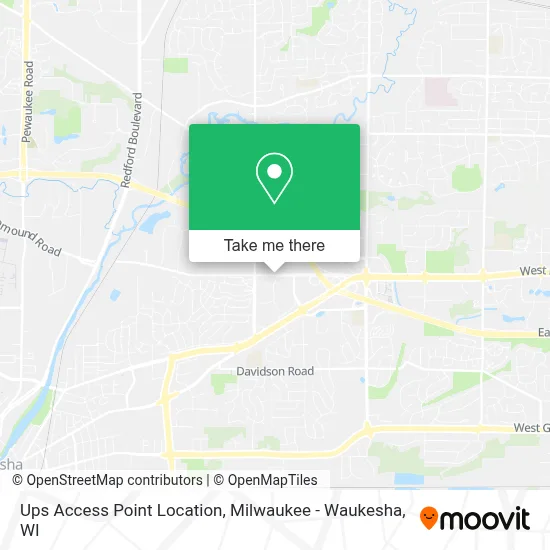Ups Access Point Location map