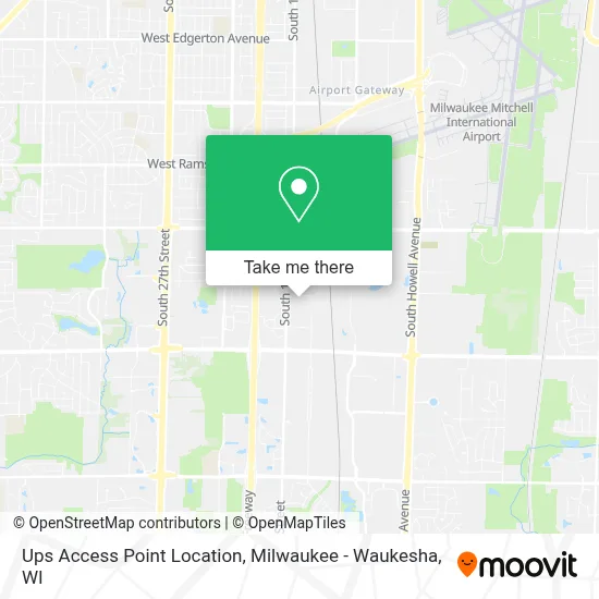 Ups Access Point Location map