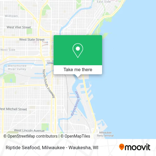 Riptide Seafood map