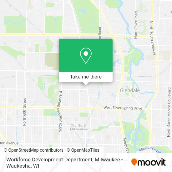 Workforce Development Department map