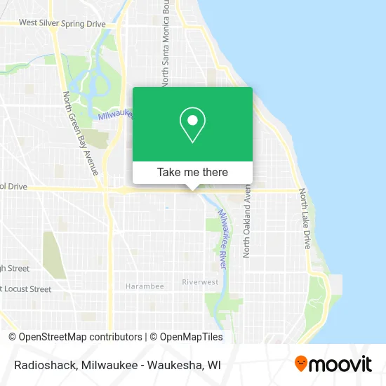 Radioshack map