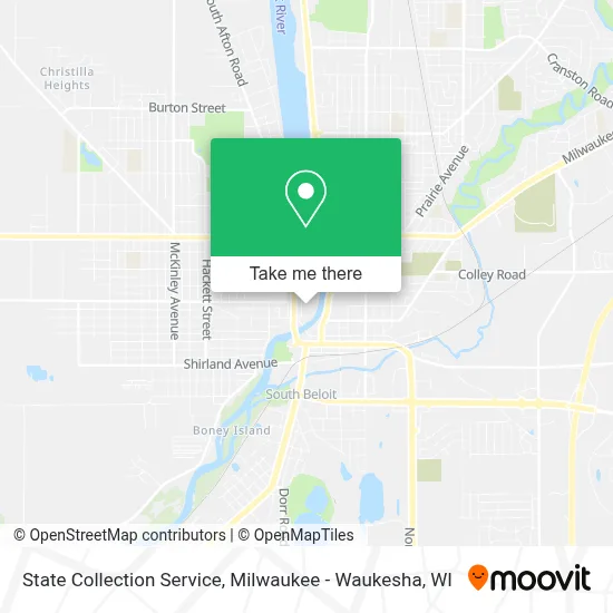 State Collection Service map