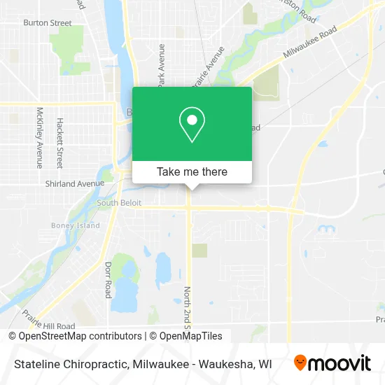 Stateline Chiropractic map