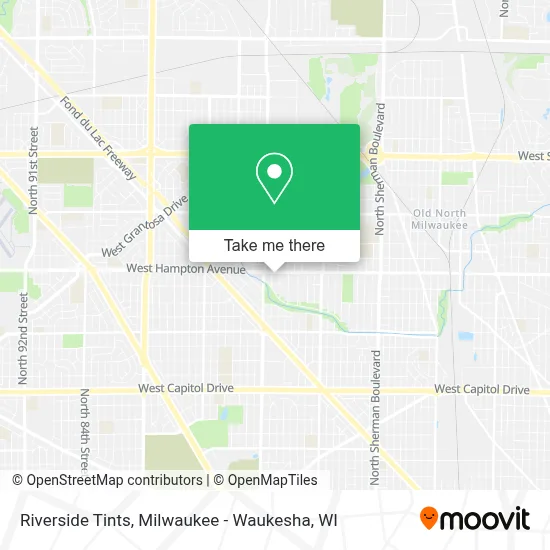 Riverside Tints map
