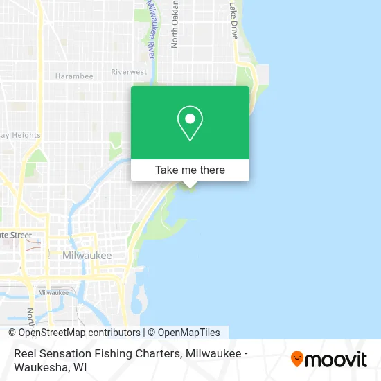 Reel Sensation Fishing Charters map
