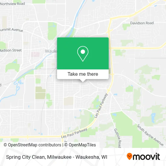 Spring City Clean map