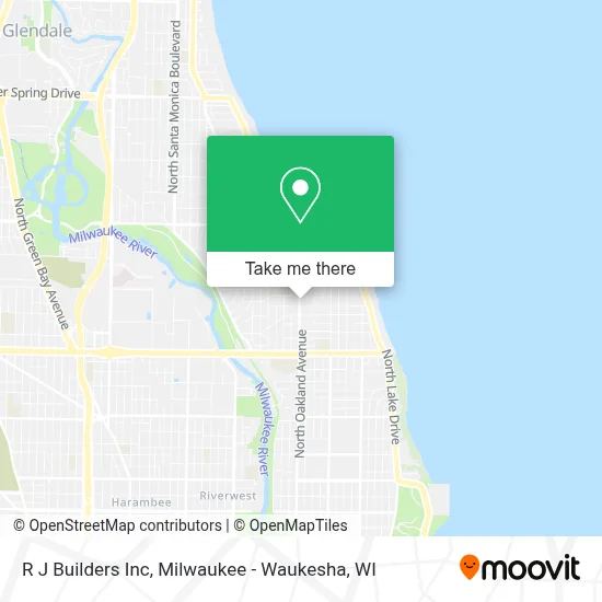 R J Builders Inc map