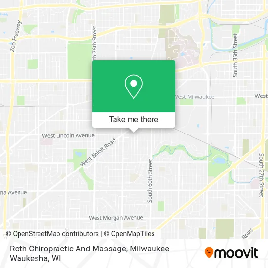 Roth Chiropractic And Massage map