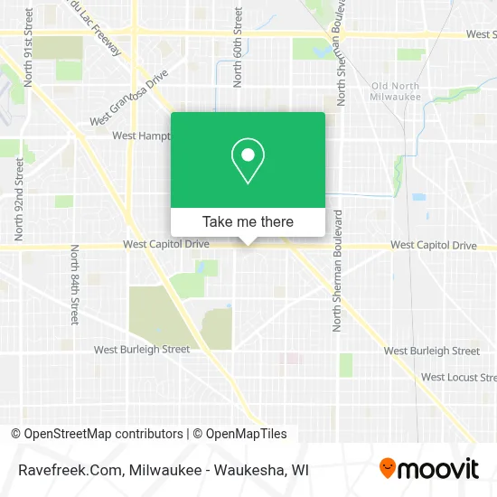 Ravefreek.Com map