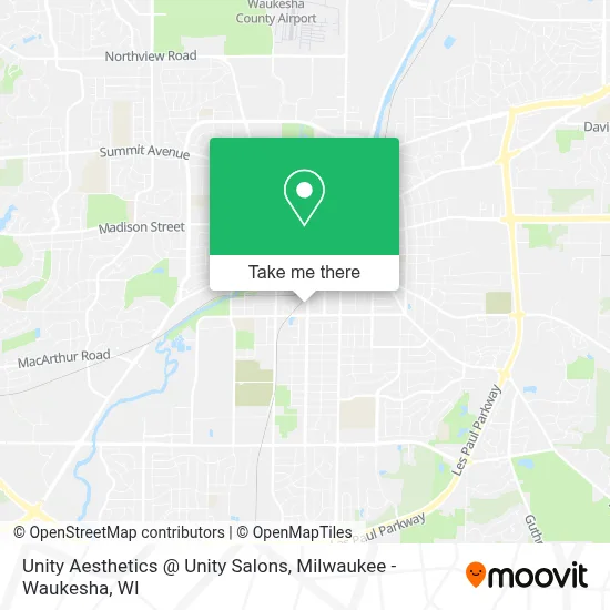 Unity Aesthetics @ Unity Salons map