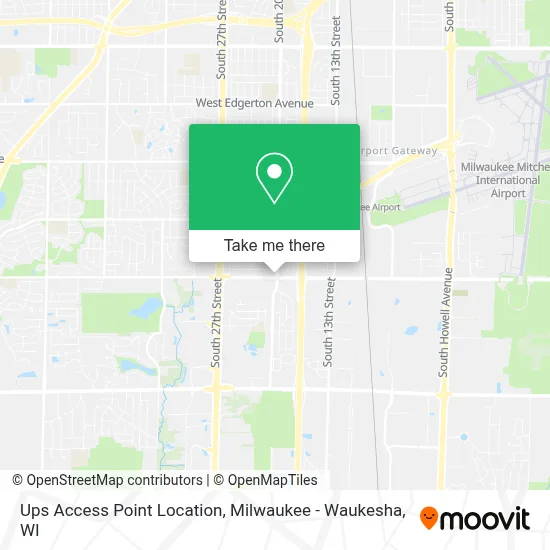 Ups Access Point Location map