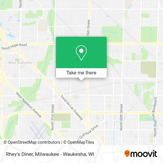 Rhey's Diner map