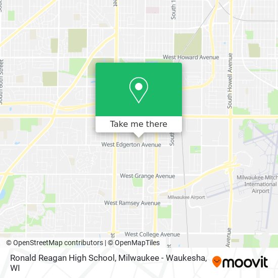 Mapa de Ronald Reagan High School