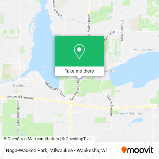 Naga-Waukee Park map