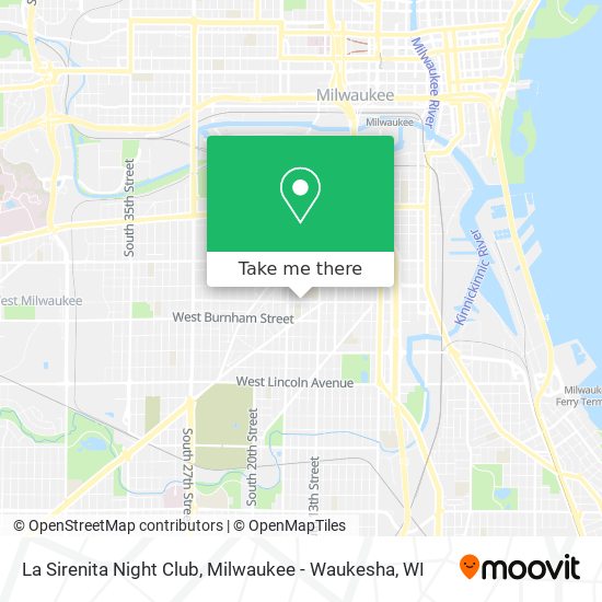Mapa de La Sirenita Night Club