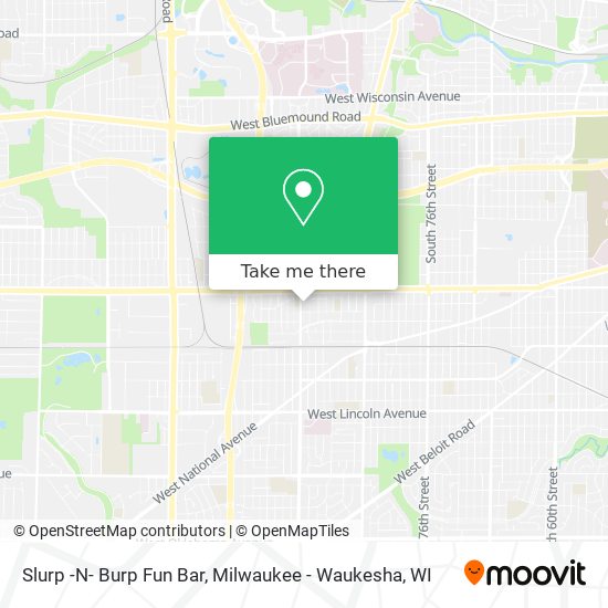 Slurp -N- Burp Fun Bar map