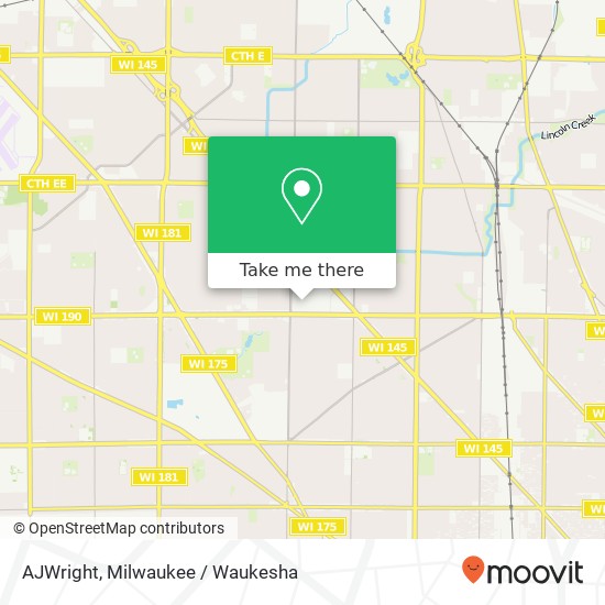 AJWright, 5730 W Capitol Dr Milwaukee, WI 53216 map