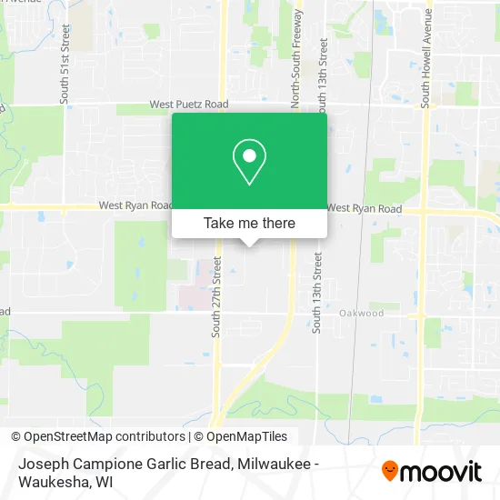Mapa de Joseph Campione Garlic Bread