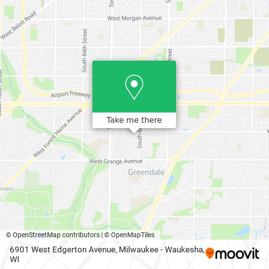 Mapa de 6901 West Edgerton Avenue
