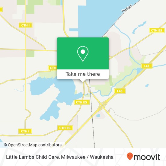 Little Lambs Child Care map
