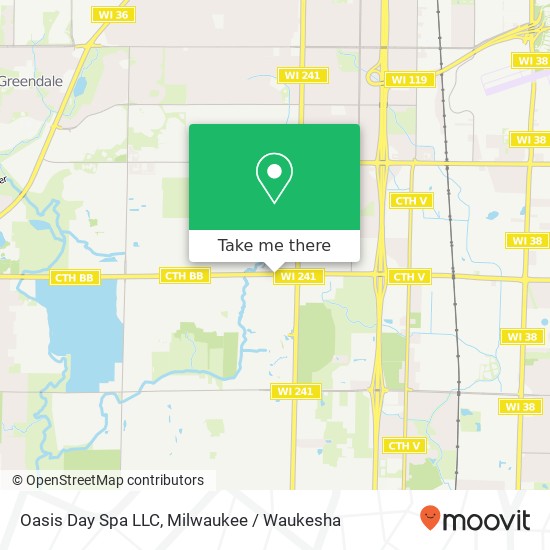 Oasis Day Spa LLC map