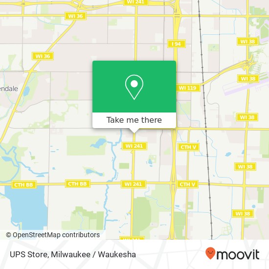 Mapa de UPS Store