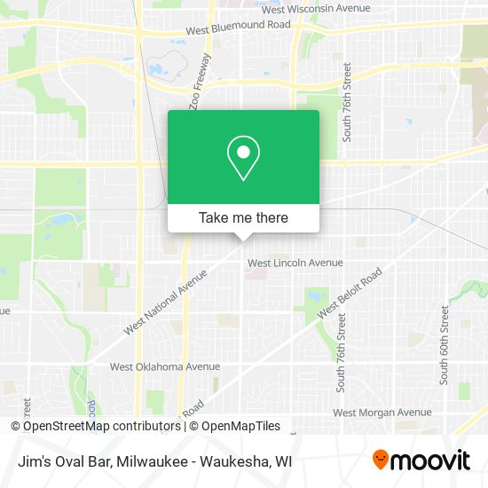 Mapa de Jim's Oval Bar