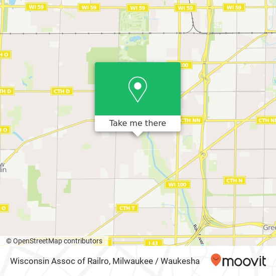 Wisconsin Assoc of Railro map